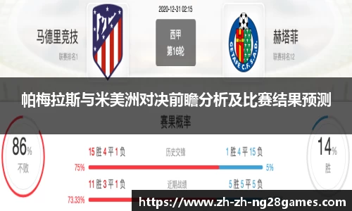 帕梅拉斯与米美洲对决前瞻分析及比赛结果预测